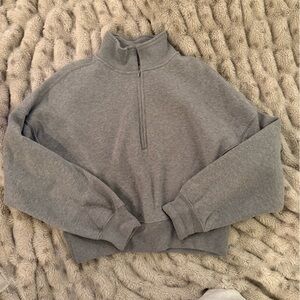 Abercrombie and Fitch half zip soft maximum essential.